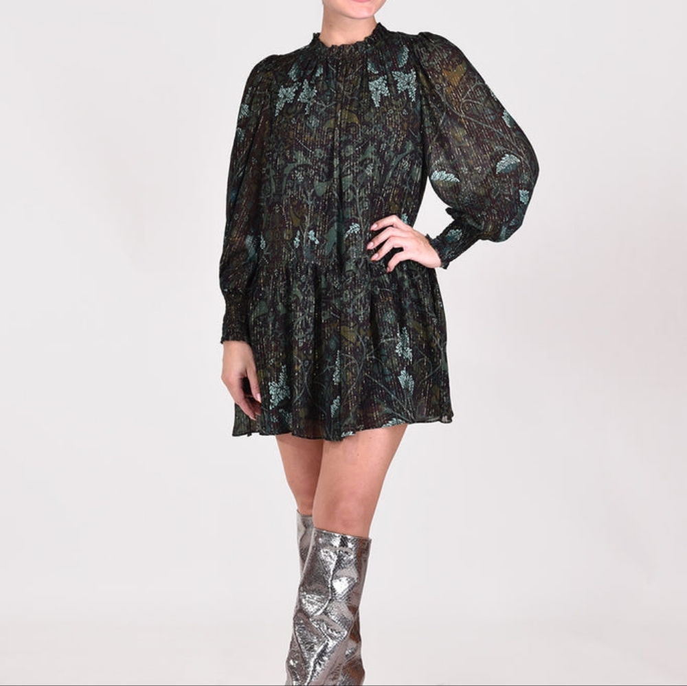 Maja cotton and viscose mini dress ULLA JOHNSON